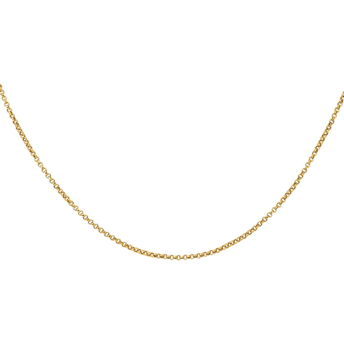 Collier maille Forçat Or jaune - Castafiore