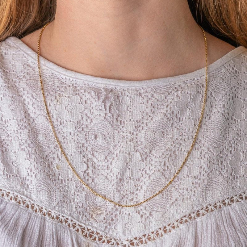 Collier Maille Forçat Or jaune - Castafiore