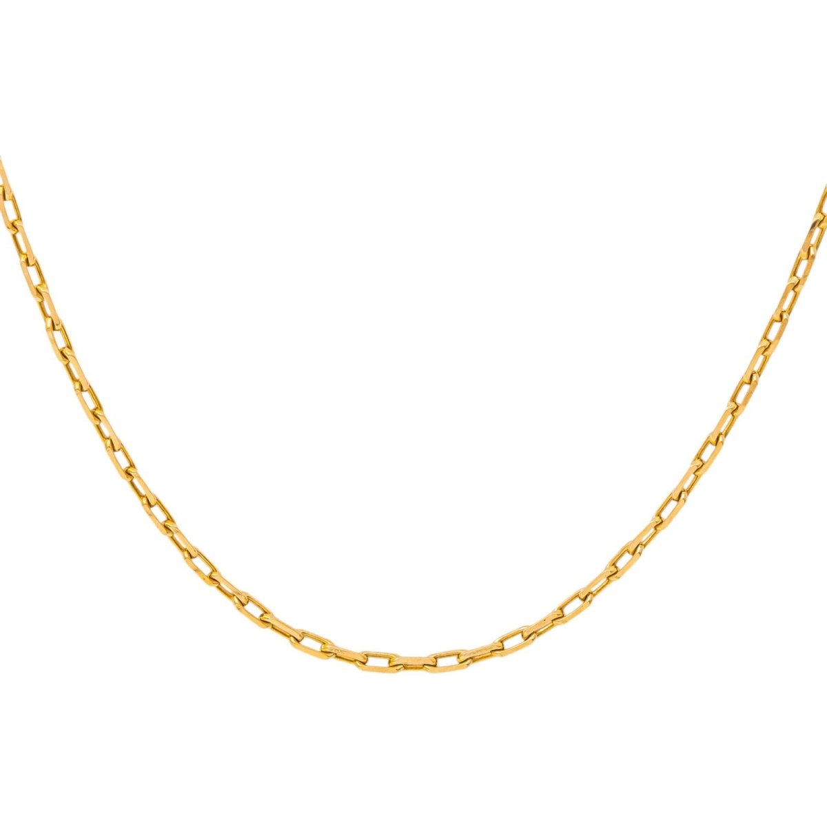 Collier Maille forçat Or jaune - Castafiore