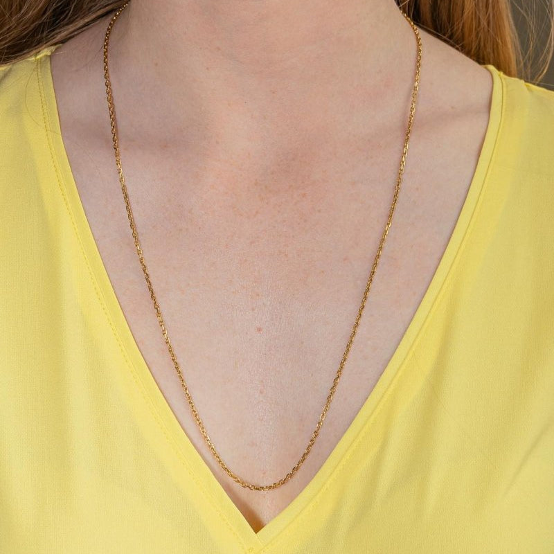 Collier Maille forçat Or jaune - Castafiore