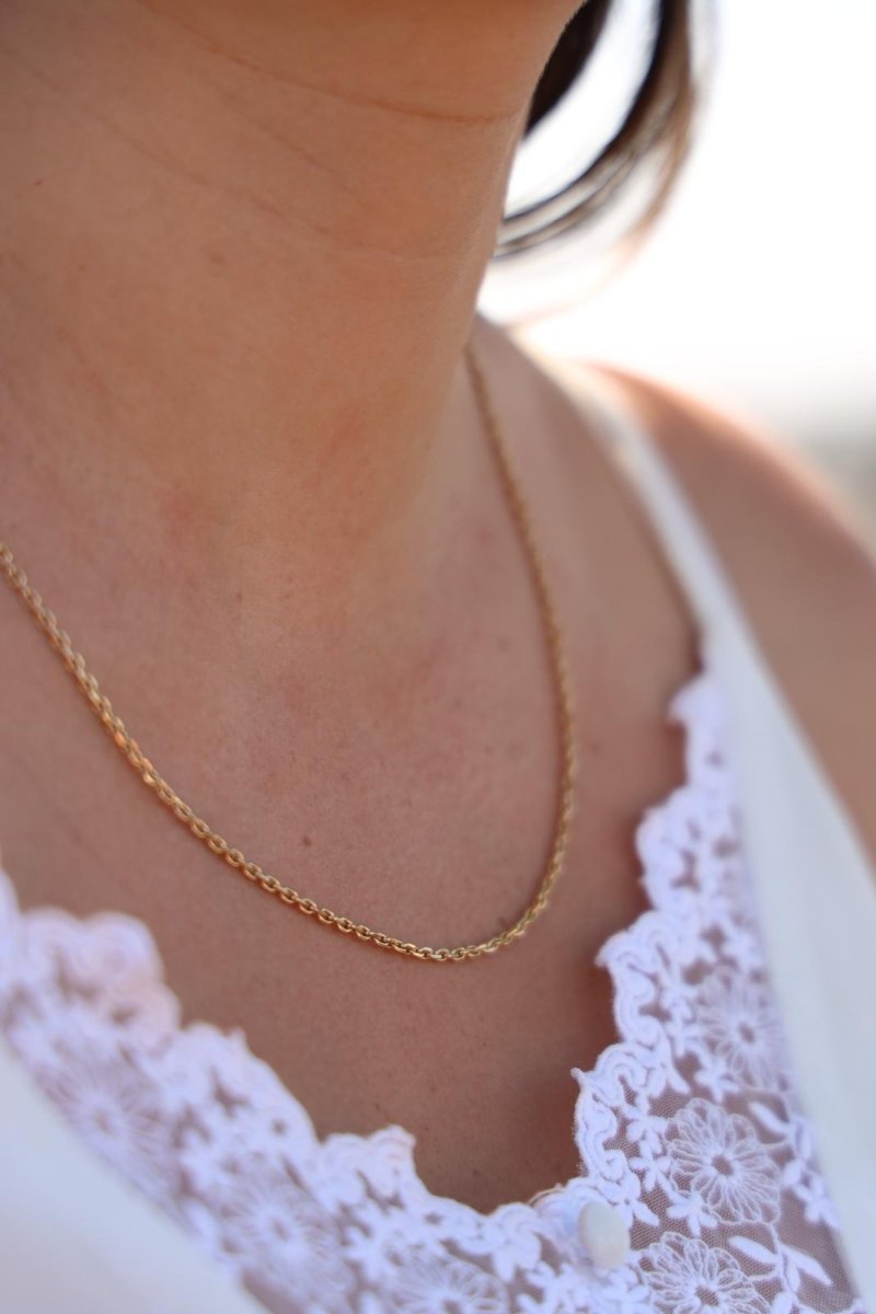 Collier Maille forçat Or jaune - Castafiore