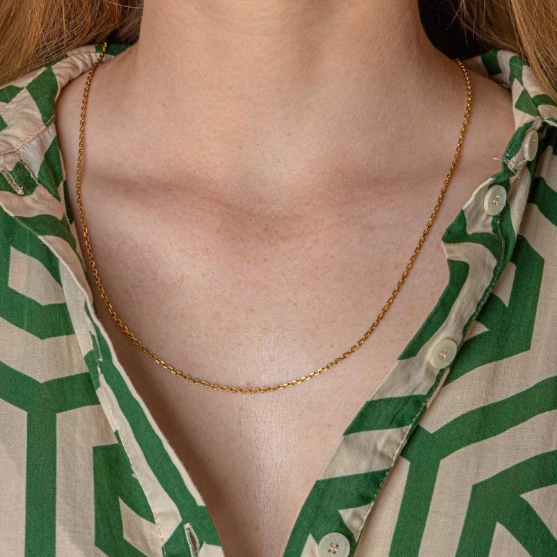 Collier Maille Forçat Or jaune - Castafiore