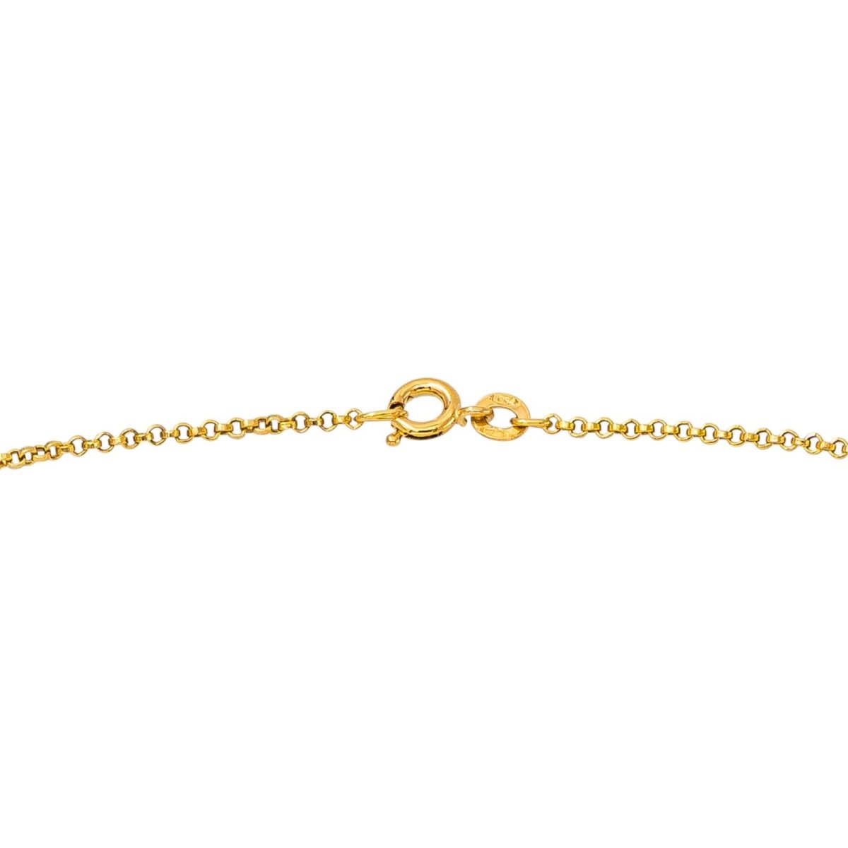 Collier maille Forçat Or jaune - Castafiore