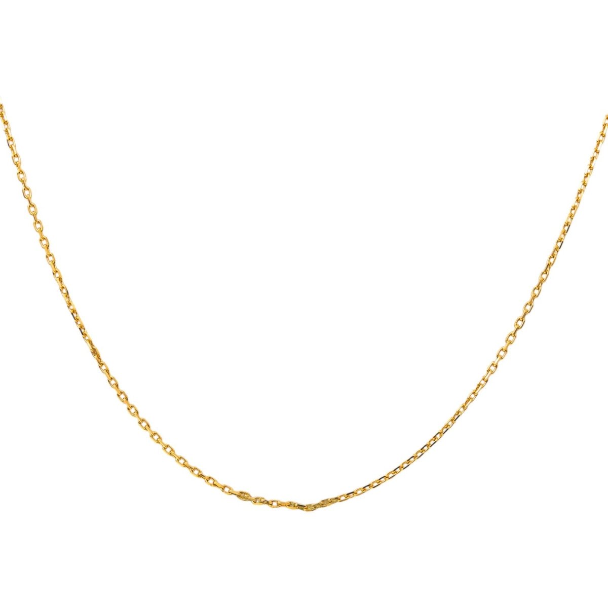 Collier Maille forçat Or jaune - Castafiore