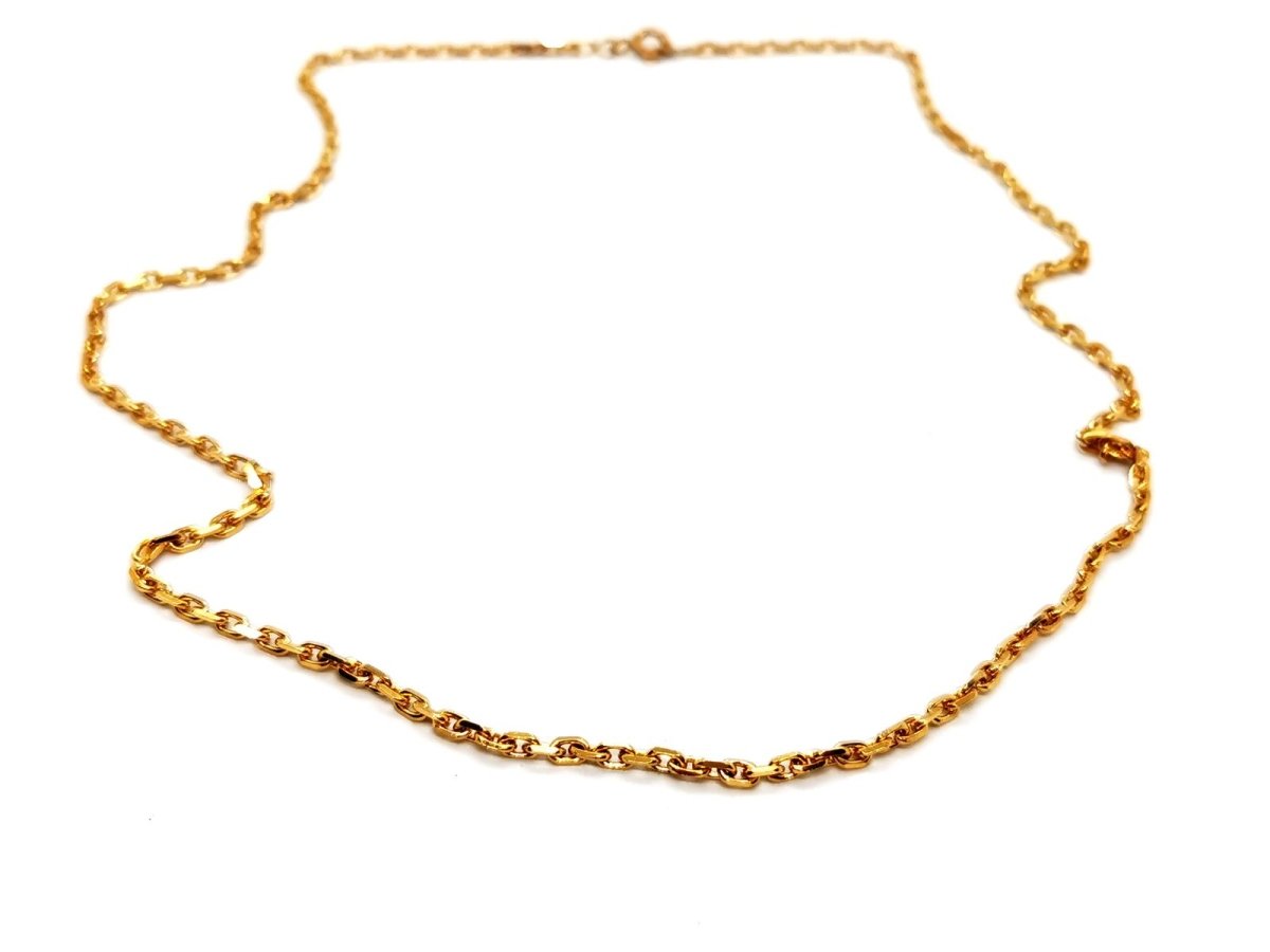 Collier Maille forçat Or jaune - Castafiore