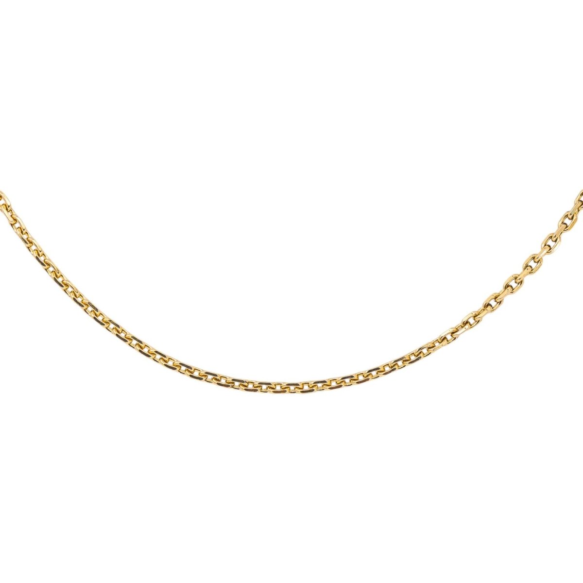 Collier maille Forçat Or jaune - Castafiore