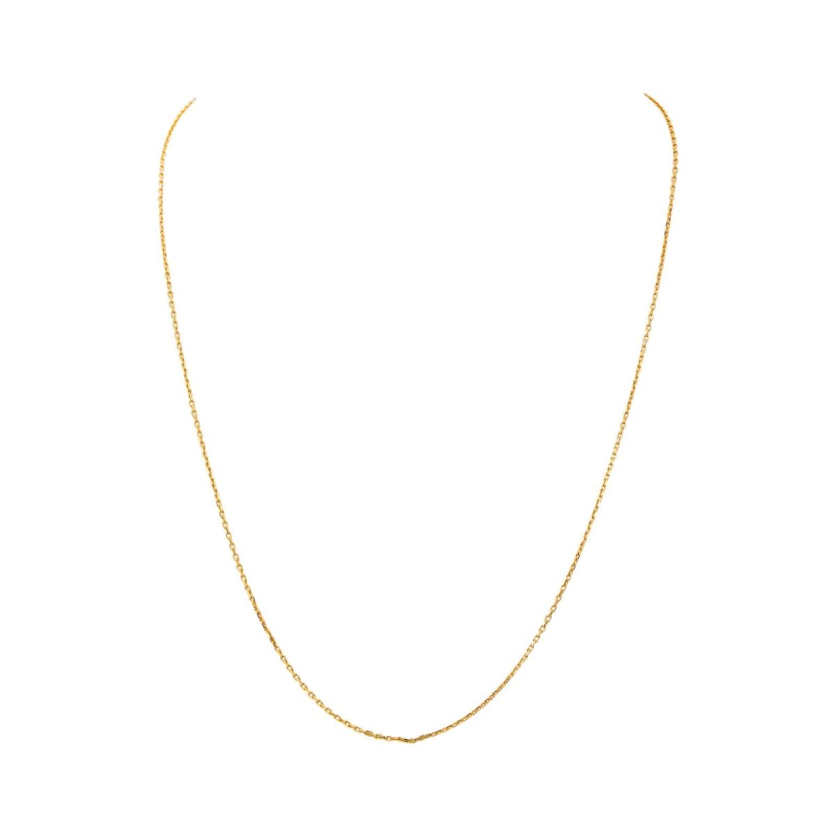 Collier Maille forçat Or jaune - Castafiore