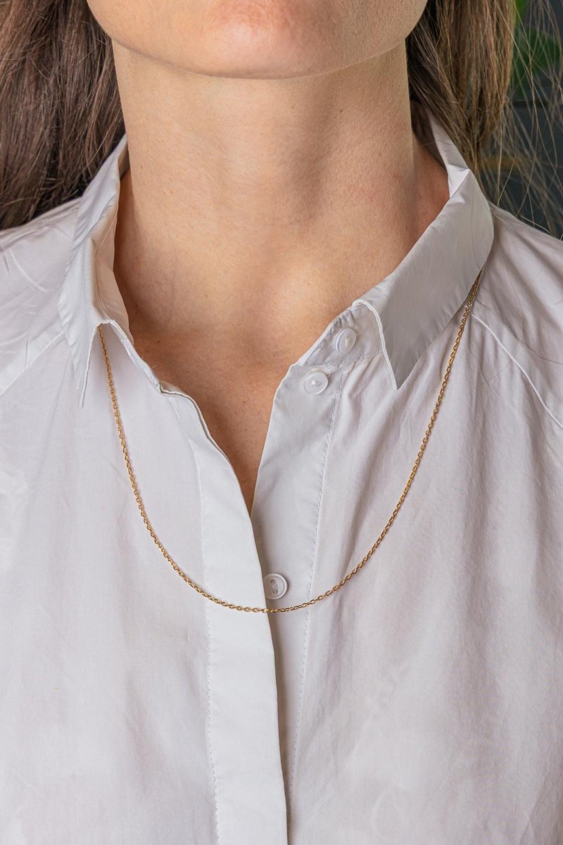 Collier Maille forçat Or jaune - Castafiore