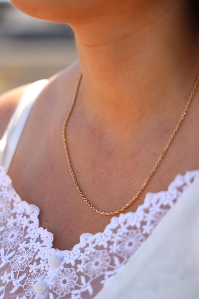 Collier Maille forçat Or jaune - Castafiore