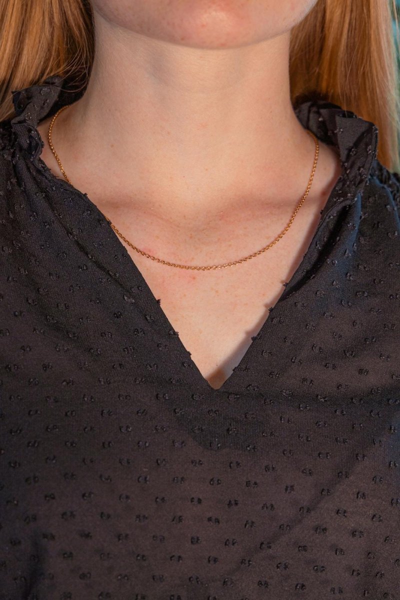 Collier Maille forçat Or jaune - Castafiore