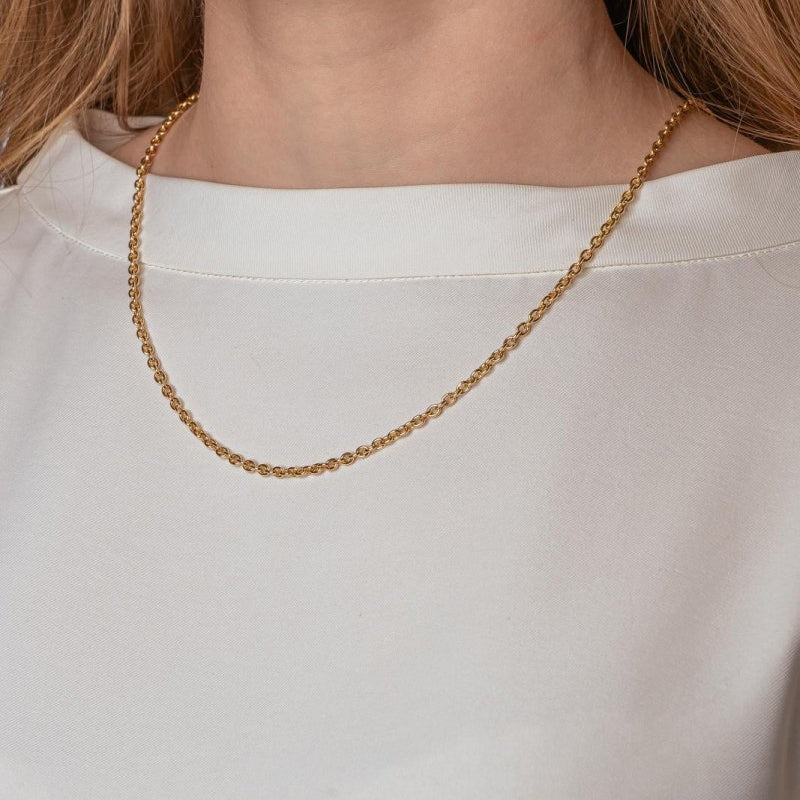 Collier Maille forçat Or jaune - Castafiore