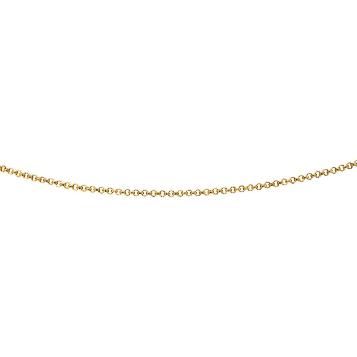 Collier maille Forçat Or jaune - Castafiore