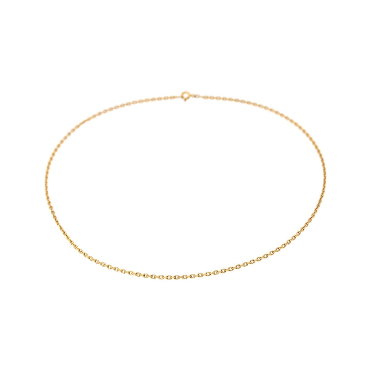 Collier maille Forçat Or jaune - Castafiore