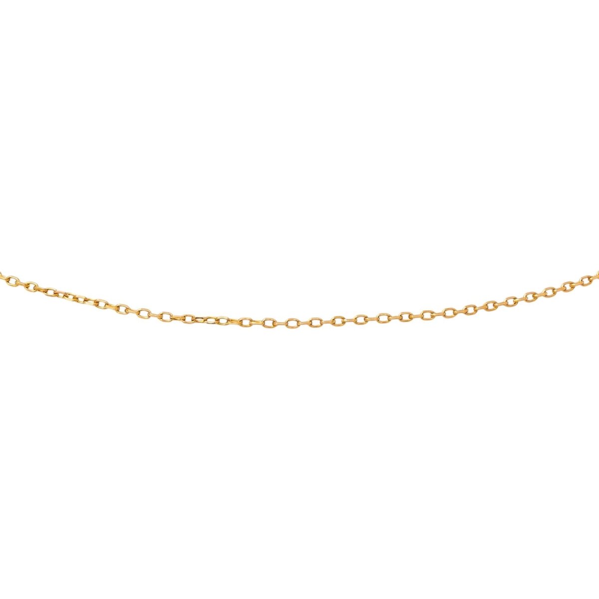 Collier Maille forçat Or jaune - Castafiore