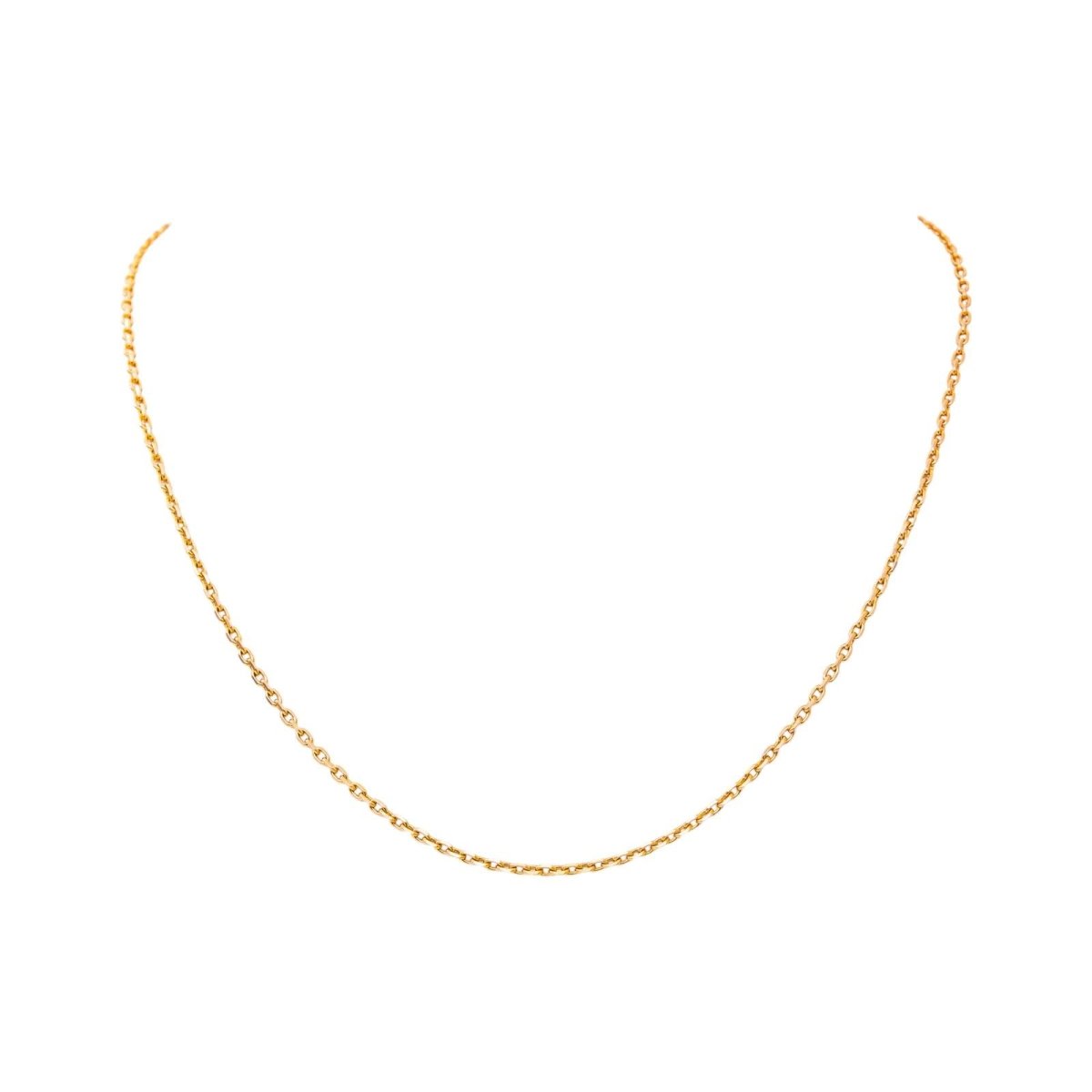 Collier Maille forçat Or rose - Castafiore