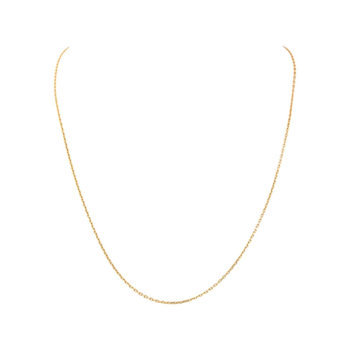 Collier Maille forçat Or rose - Castafiore