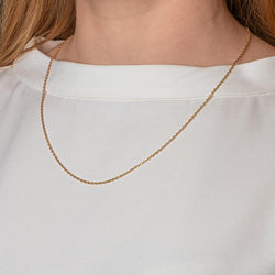 Collier Maille forçat Or rose - Castafiore