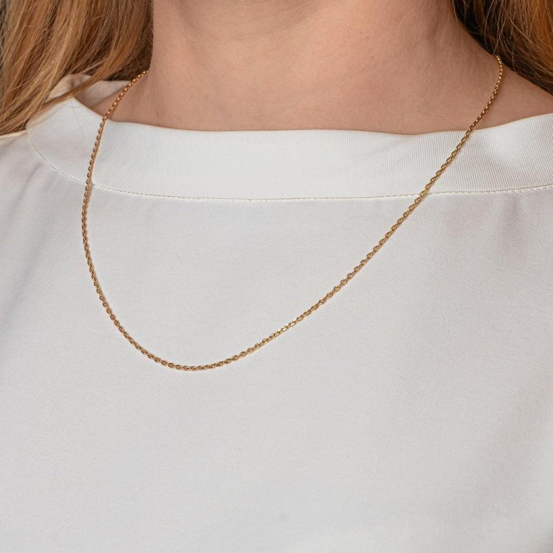 Collier Maille forçat Or rose - Castafiore