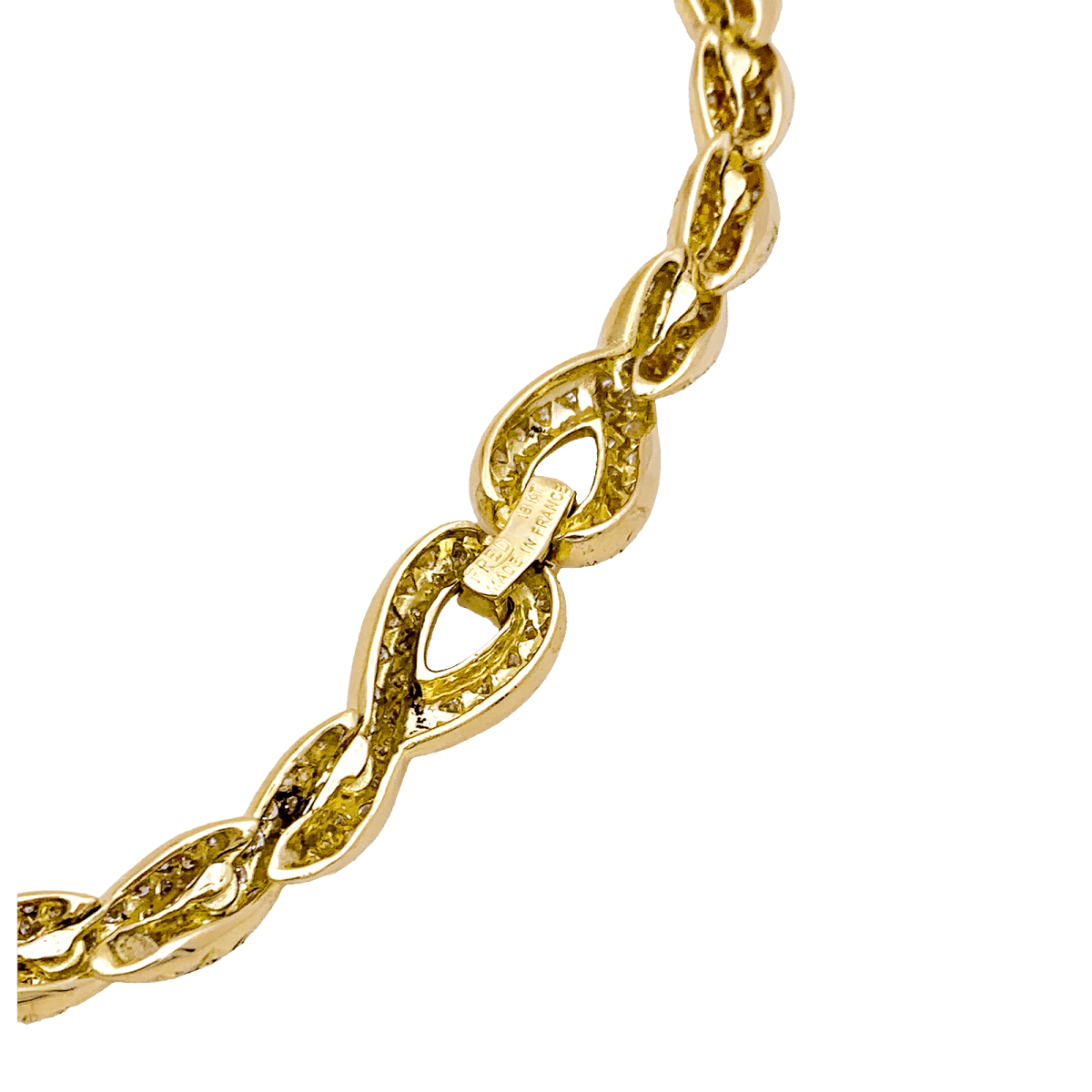 Collier Maille FRED en or jaune et diamants - Castafiore
