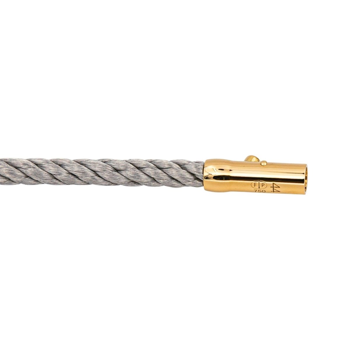 Collier Maille FRED "Force 10" en or jaune et acier - Castafiore