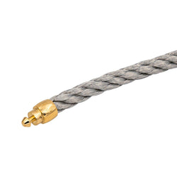 Collier Maille FRED "Force 10" en or jaune et acier - Castafiore