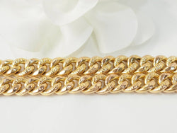 Collier maille gourmette en or jaune - Castafiore