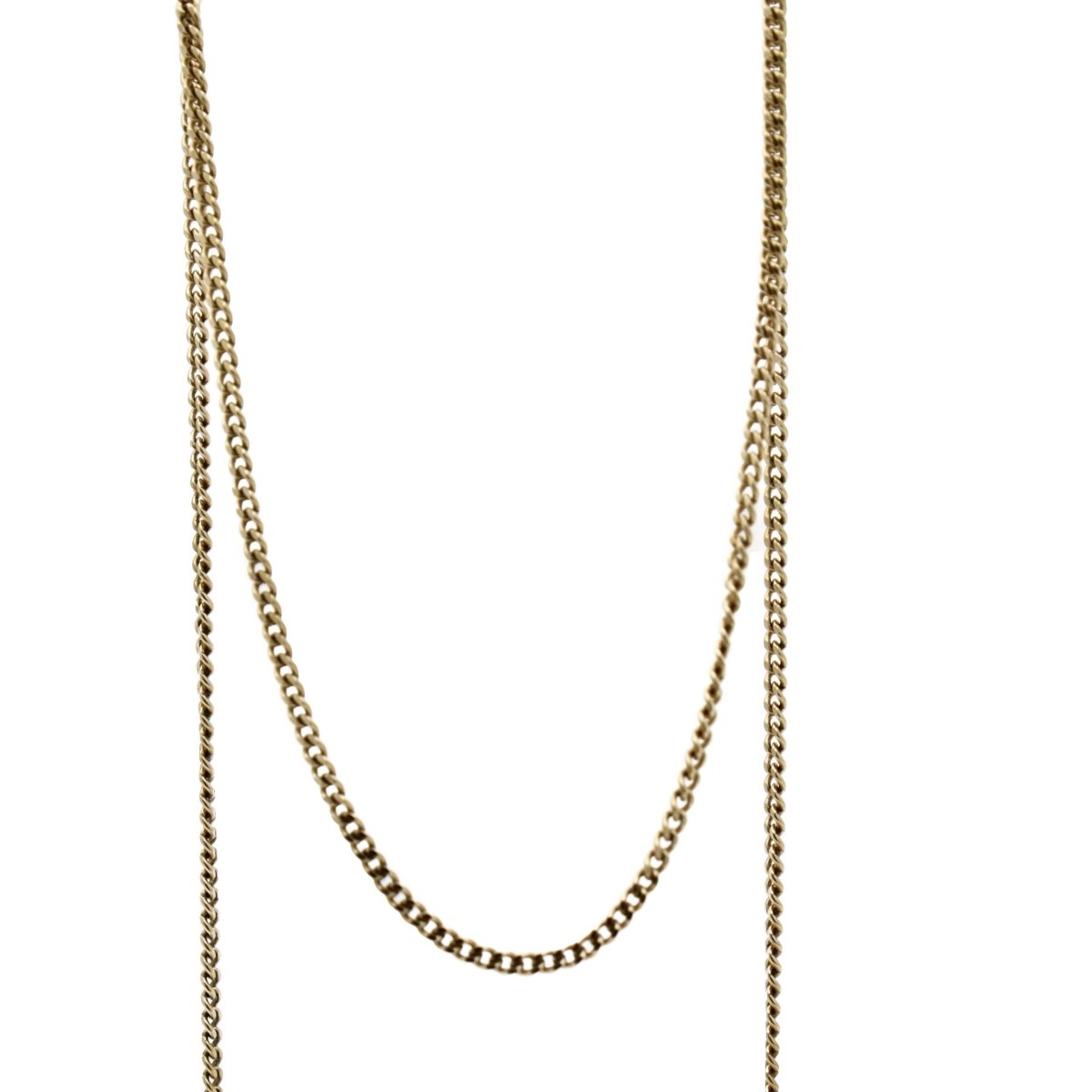Collier maille gourmette en or jaune - Castafiore