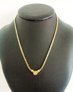 Collier maille haricot en or jaune - Castafiore