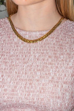 Collier Maille haricot Or jaune - Castafiore