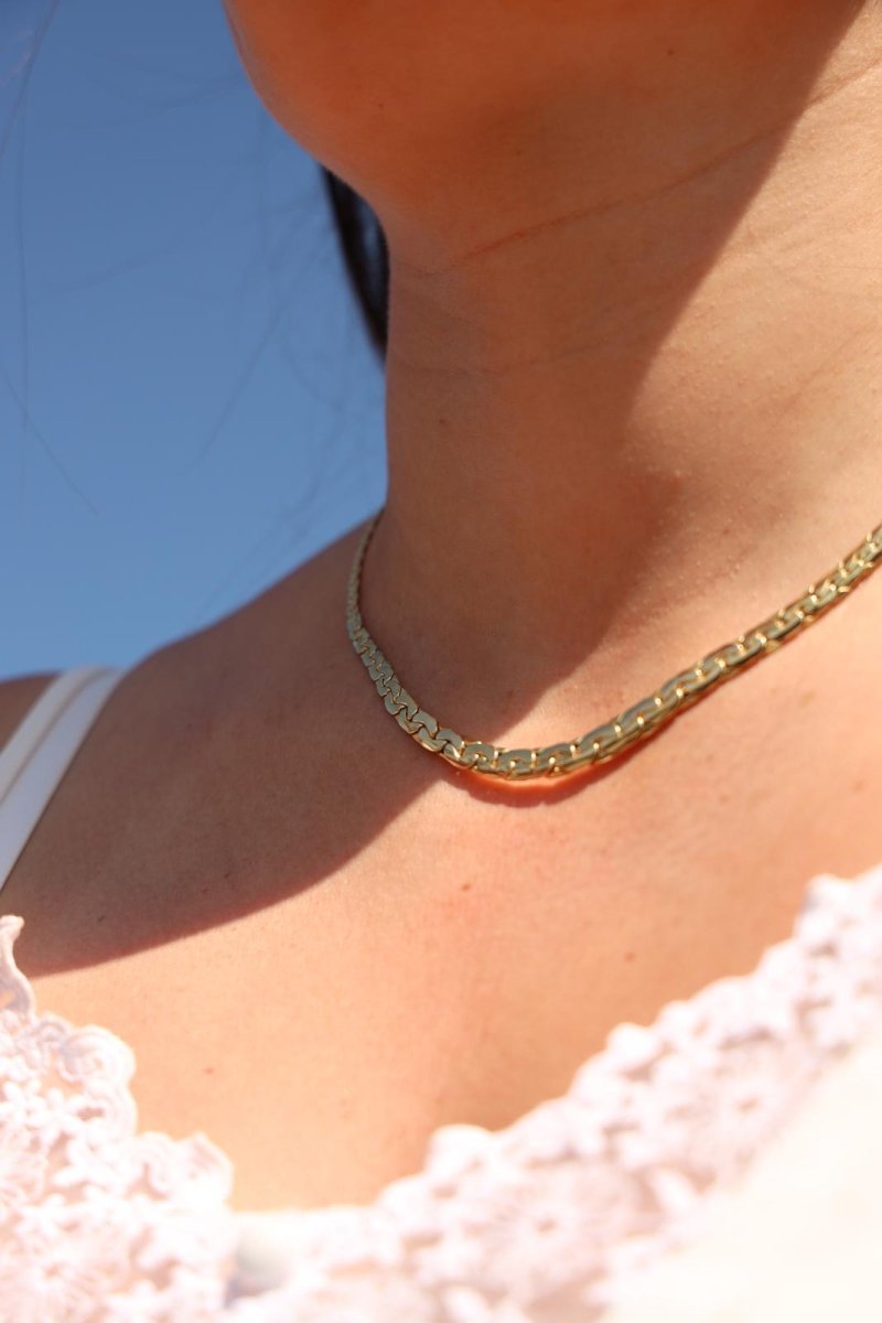 Collier Maille haricot Or jaune - Castafiore