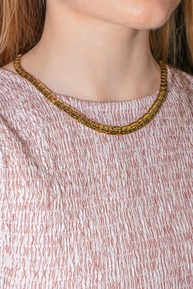 Collier Maille haricot Or jaune - Castafiore