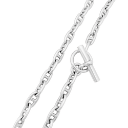Collier Maille HERMÈS "Chaîne d'Ancre" PM en argent - Castafiore