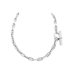 Collier Maille HERMÈS "Chaîne d'Ancre" PM en argent - Castafiore