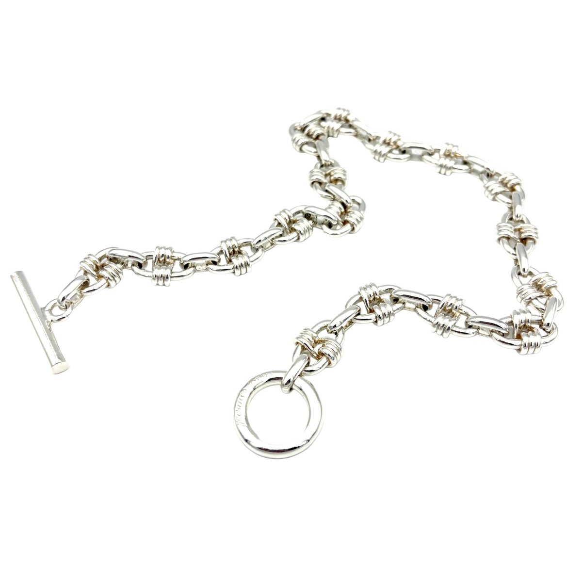 Collier Maille HERMÈS "Cybelle" en argent - Castafiore