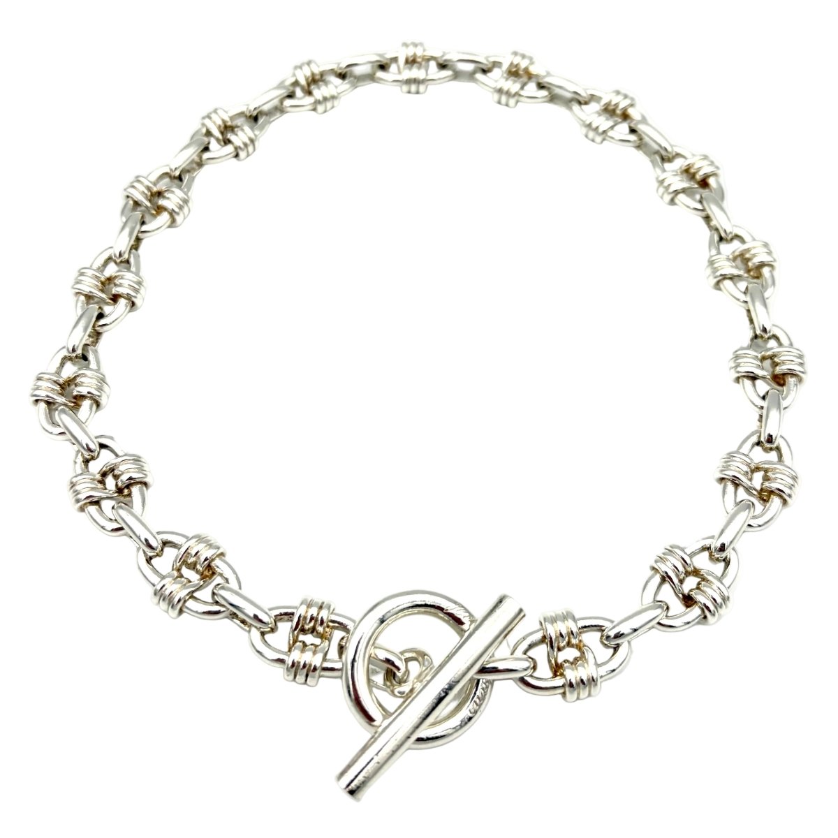 Collier Maille HERMÈS "Cybelle" en argent - Castafiore