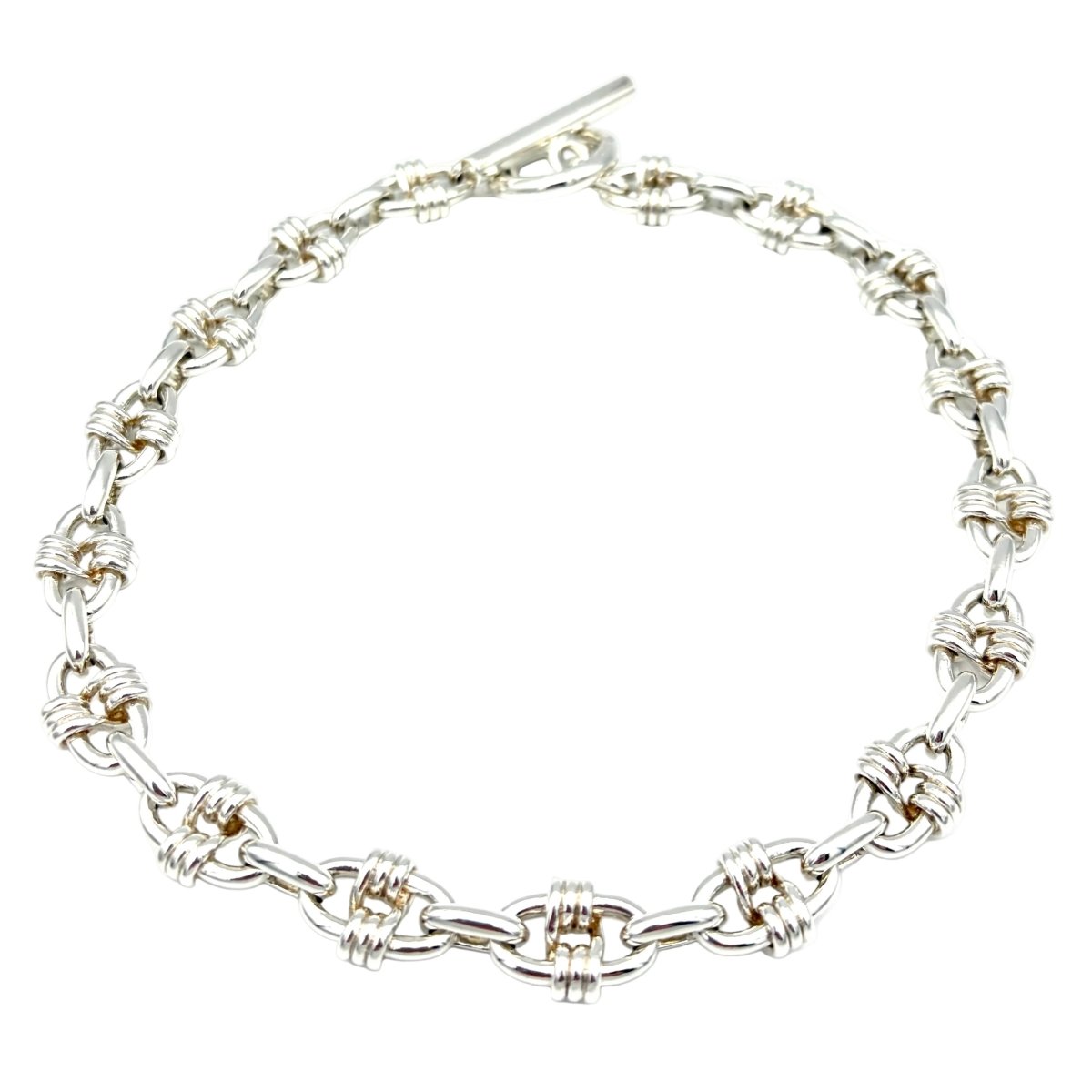 Collier Maille HERMÈS "Cybelle" en argent - Castafiore