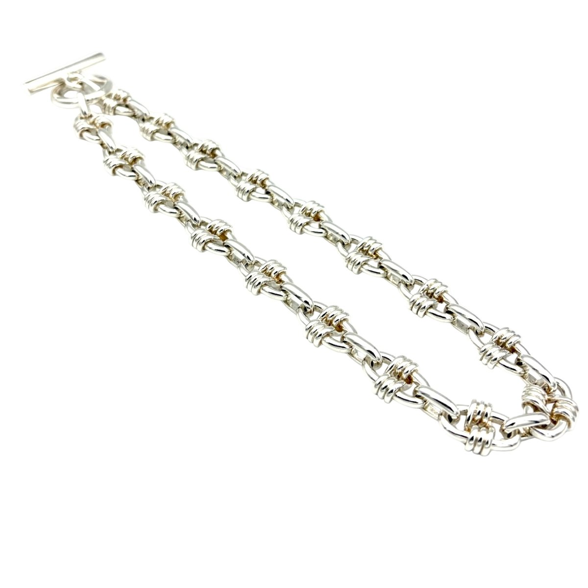 Collier Maille HERMÈS "Cybelle" en argent - Castafiore