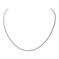 Collier Maille jaseron CHOPARD en or blanc - Castafiore