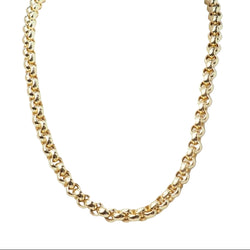 Collier maille jaseron en or jaune - Castafiore