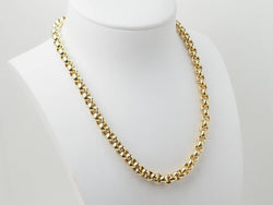 Collier maille jaseron en or jaune - Castafiore