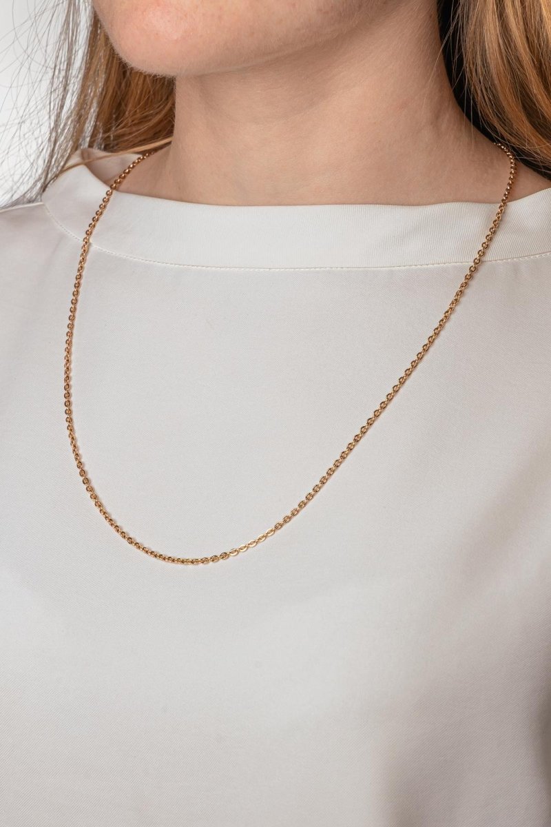Collier Maille jaseron Or rose - Castafiore