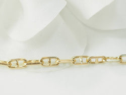 Collier maille marine en or jaune - Castafiore