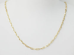 Collier maille marine en or jaune - Castafiore