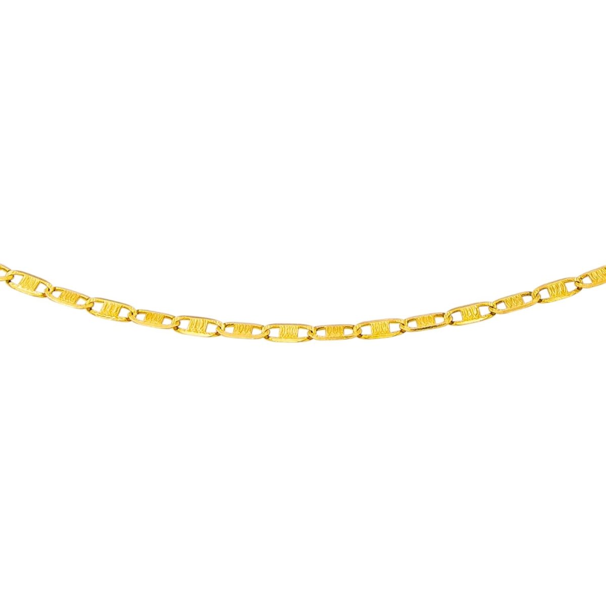 Collier maille marine Or jaune - Castafiore