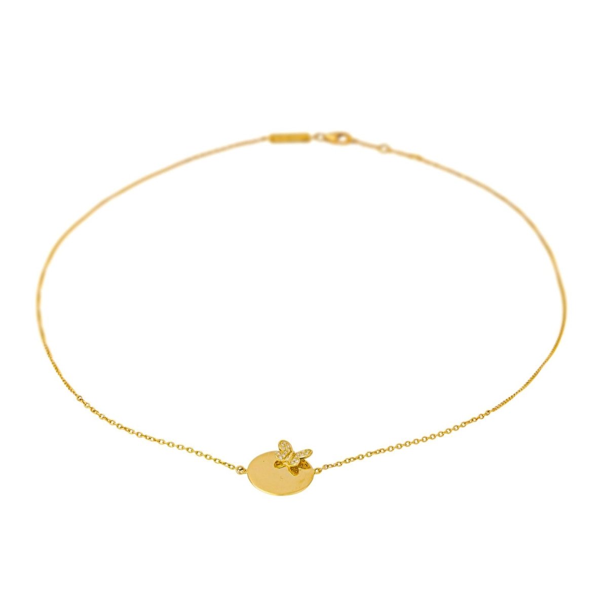 Collier Maille MORGANNE BELLO "Darli" en or jaune et diamants - Castafiore
