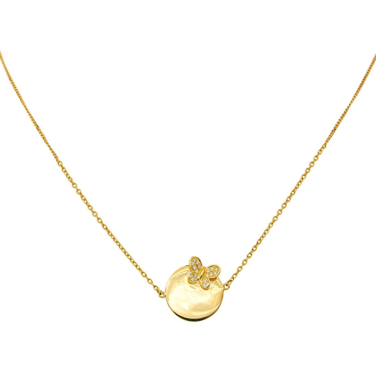 Collier Maille MORGANNE BELLO "Darli" en or jaune et diamants - Castafiore