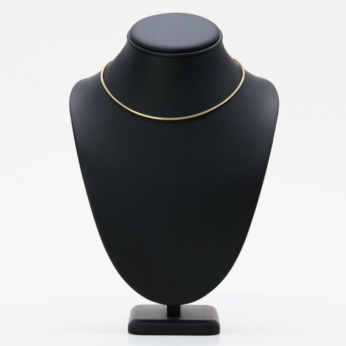 Collier maille oméga en or jaune - Castafiore