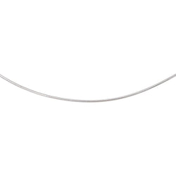 Collier Maille oméga Or Blanc - Castafiore