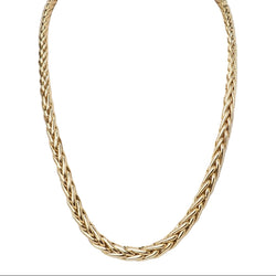 Collier maille palmier en or jaune - Castafiore