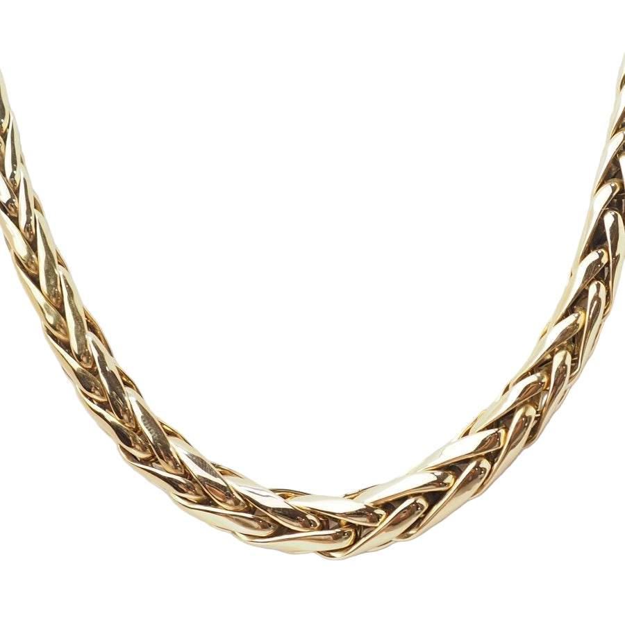 Collier maille palmier en or jaune - Castafiore